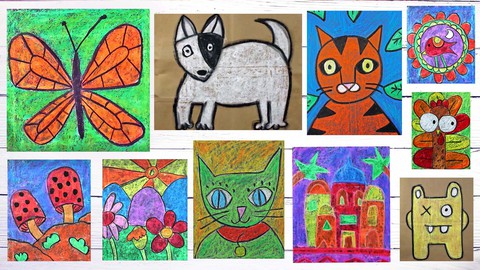Draw & Paint with Oil Pastels: Art Projects for Beginners