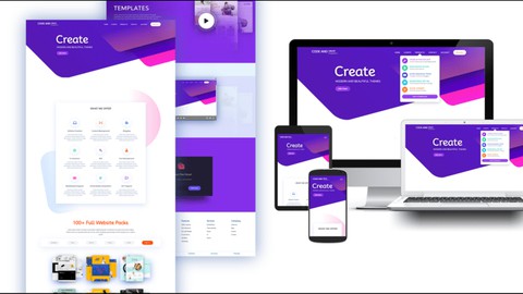 Build Mega Responsive Website: HTML, CSS, JavaScript