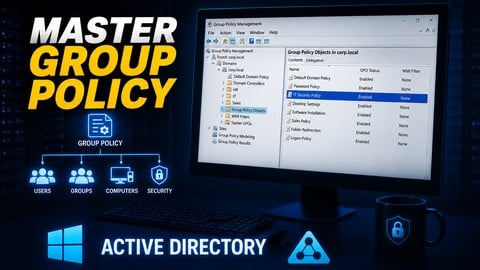 Build an Active Directory & Group Policy Production Lab