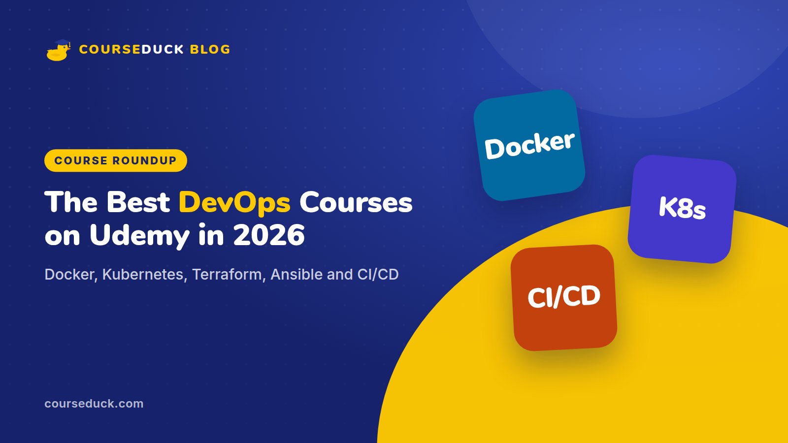 The Best DevOps Courses on Udemy in 2026: Docker, Kubernetes, Terraform, Ansible and CI/CD