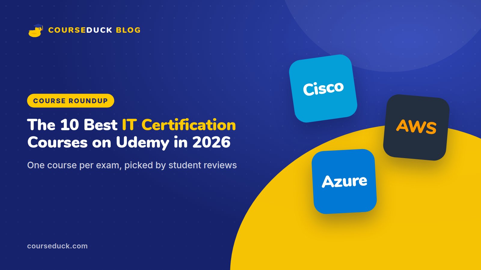 The 10 best IT certification courses on Udemy in 2026
