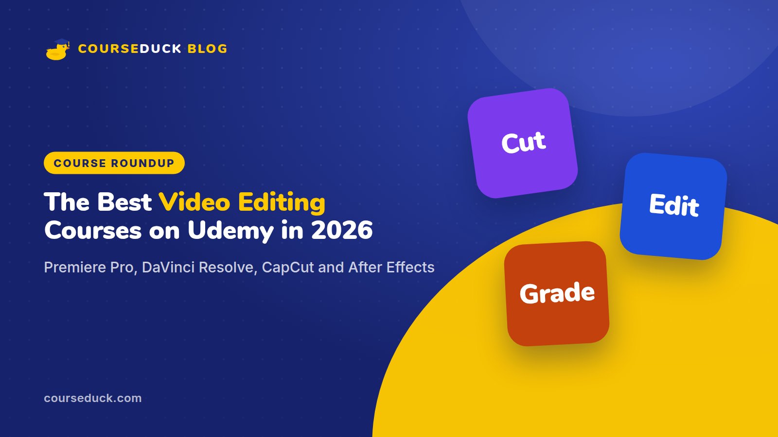 The best video editing courses on Udemy in 2026: Premiere Pro, DaVinci Resolve, CapCut and After Effects
